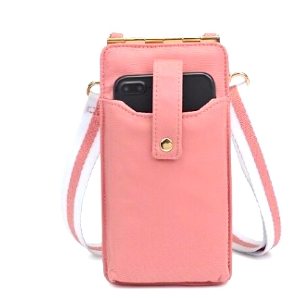 Wallet crossbody phone holder